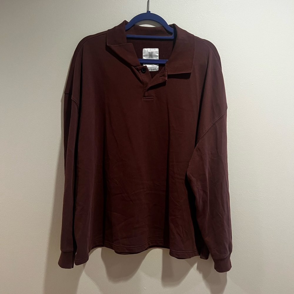 Savage X Fenty Dark Brown Polo Shirt
